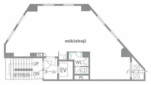 四谷のＤｅＬＣＣＳ新宿御苑ビル 平面1