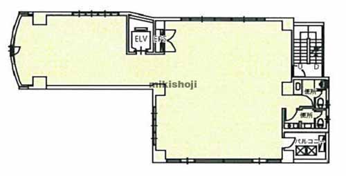 京橋の京橋中央ビル 平面1