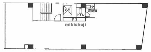 上大崎の高木ビル 平面1