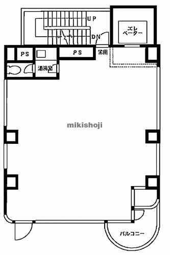 広尾のオーツービルディング 平面1