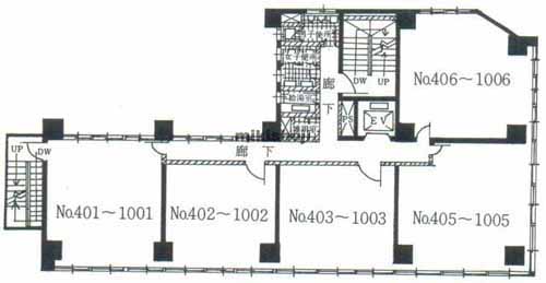 第５下川ビル 平面1