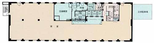 西新宿のＤａｉｗａ西新宿ビル 平面1