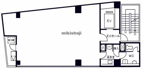 入船・新富のｇｒｏｗｔｈ ｇｉｎｚａ ｅａｓｔ 平面1