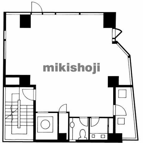 東五反田のウエストワールドビル 平面1