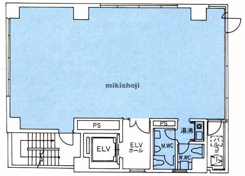 日本橋浜町の旭光ビル 平面1