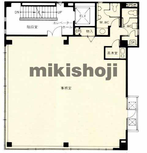 神田須田町のクレス不動産神田ビル 平面1