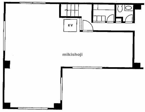 池袋の天心堂ビル 平面1