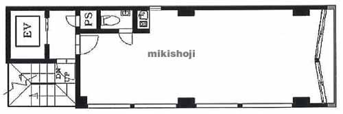 新小川町・山吹町の滝沢６８ビル 平面1