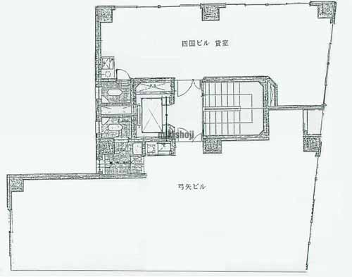 神田須田町の弓矢四国ビル 平面1