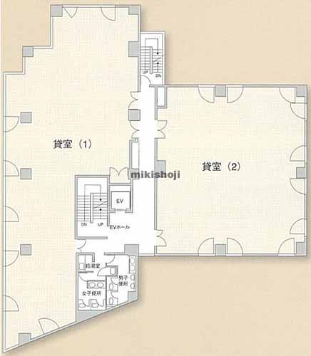東五反田のメタリオンＯＳビル 平面1