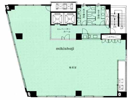 住吉町・富久町の新宿高砂ビル 平面1
