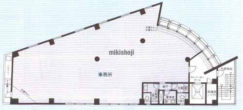 新小川町・山吹町の飯田橋リープレックスビズ 平面1