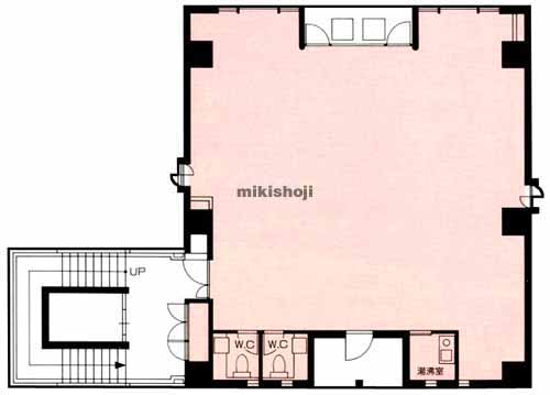 神山町の並木ビル 平面1