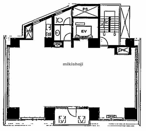高田馬場のＯＲビル 平面1