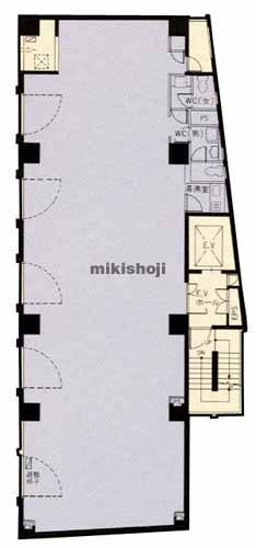 市谷田町・市谷本村町の市谷東ビル 平面1