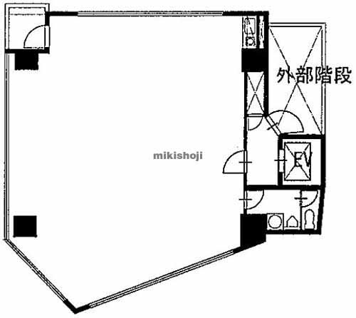 麻布台・東麻布の麻布台第一ビル 平面1