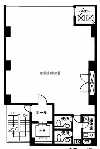 道玄坂の道玄坂ＮＫビル 平面1
