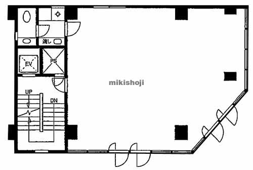 西新宿の守矢ビル 平面1