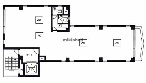 川田ビル 平面1