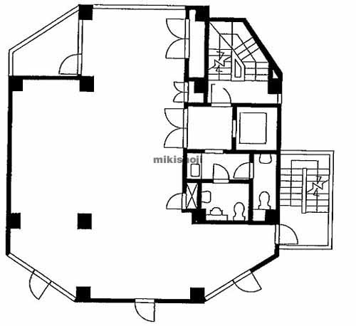 西村ビル 平面1