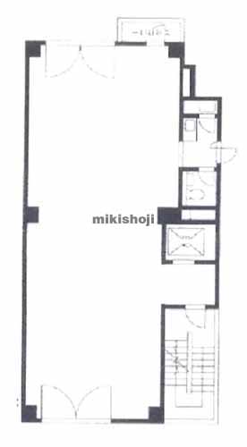 赤坂栗原ビル 平面1
