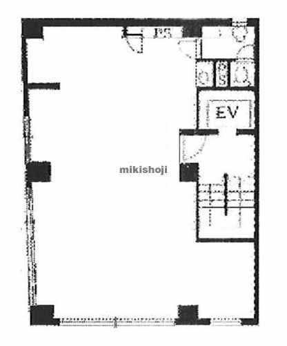 日本橋小綱町・蛎殻町のダイアビル 平面1
