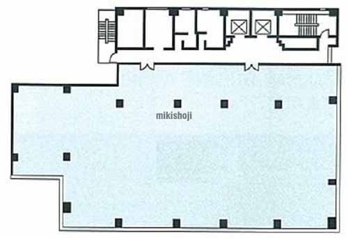 北青山の青山セント・シオンビル 平面1