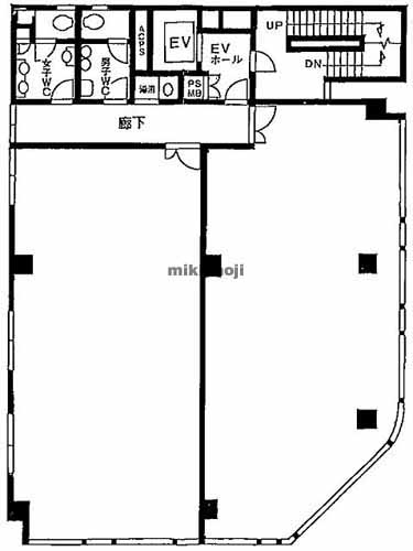 南大井の有馬ビル 平面1