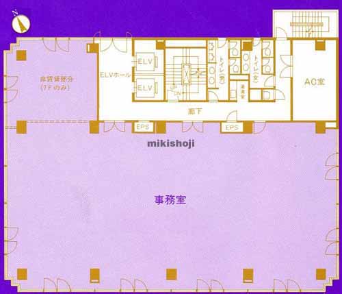南大井のORIENT BLD No.140 OI ﾄﾚｰﾃﾞｨﾝｸﾞﾋﾞﾙ 平面1