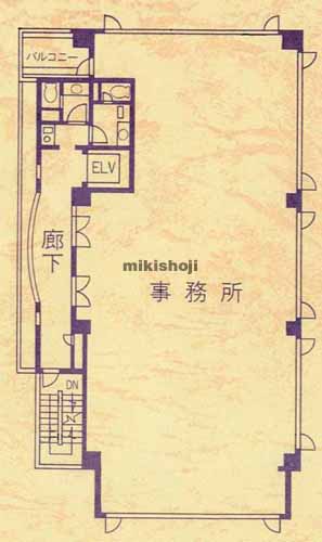 中央・本町・弥生町・南台のジャロックビル 平面1