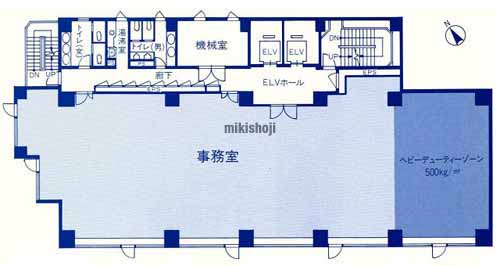 門前仲町・永代・富岡のいちご永代ビル 平面1