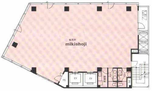 神田小川町の小川町メセナビル 平面1