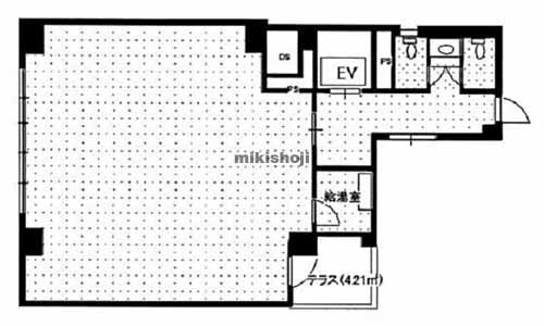 浅草橋・柳橋の浅草橋ＫＳビル 平面1