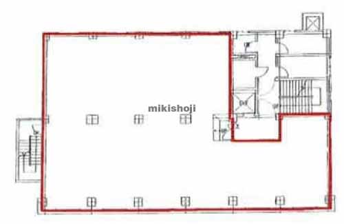 高輪の東武高輪第２ビル 平面1