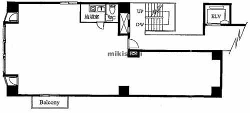 高田馬場の工藤ビル 平面1