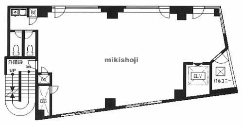 北新宿のリービル５ 平面1