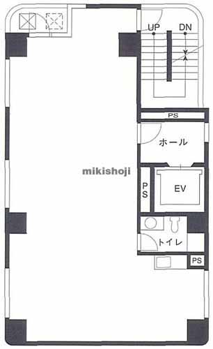 西浅草・松が谷の浙江建設ビル 平面1