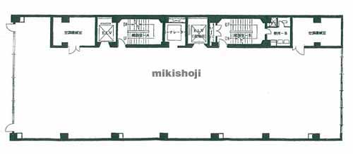 小伝馬町・大伝馬町の岩清日本橋ビル 平面1