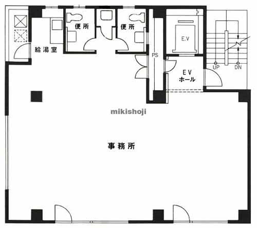 西神田のパレスピアビル 平面1