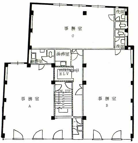 三神ＡＬビル 平面1