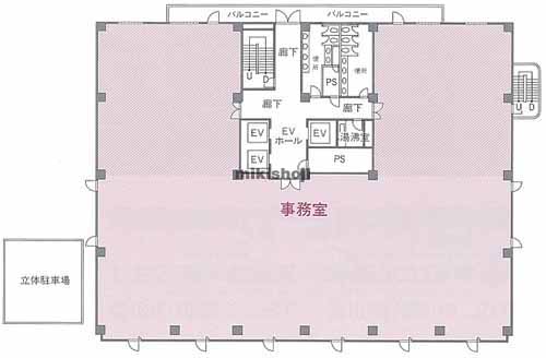 板橋区他の板橋本町ビル 平面1