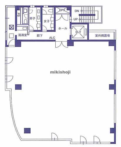 吾妻橋・本所・東駒形のＪＵ　ＫＩＮＳＨＩＣＨＯ　ＮＯＲＴＨ　ＴＯＷＥＲ 平面1
