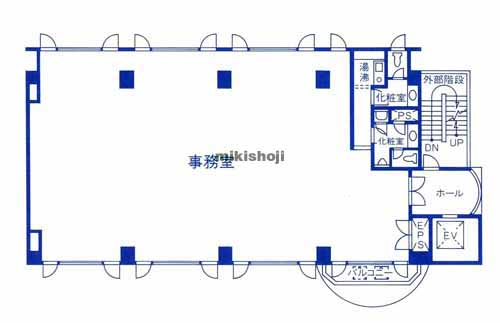 赤坂加藤ビル 平面1