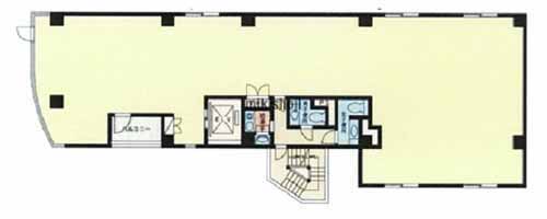 恵比寿のＳｒｅｅｄ　ＥＢＩＳＵ　ＥＡＳＴ 平面1