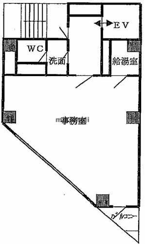 麹町のプルミエ麹町ビル 平面1