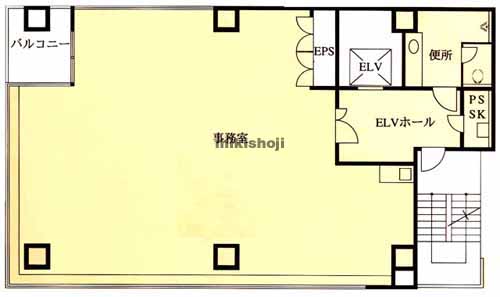 エイコー銀座ビル 平面1