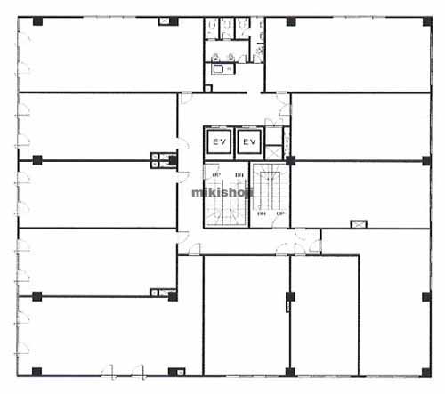 大久保の大久保フジビル 平面1