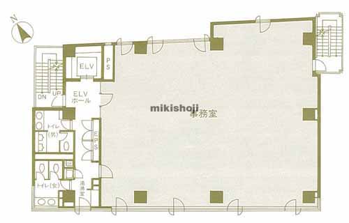新川の白鹿茅場町ビル 平面1