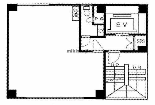 神田平河町・神田佐久間町・神田佐久間河岸の秋葉原Ｙ’ｓビル 平面1
