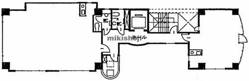 築地の築地高野ビル 平面1